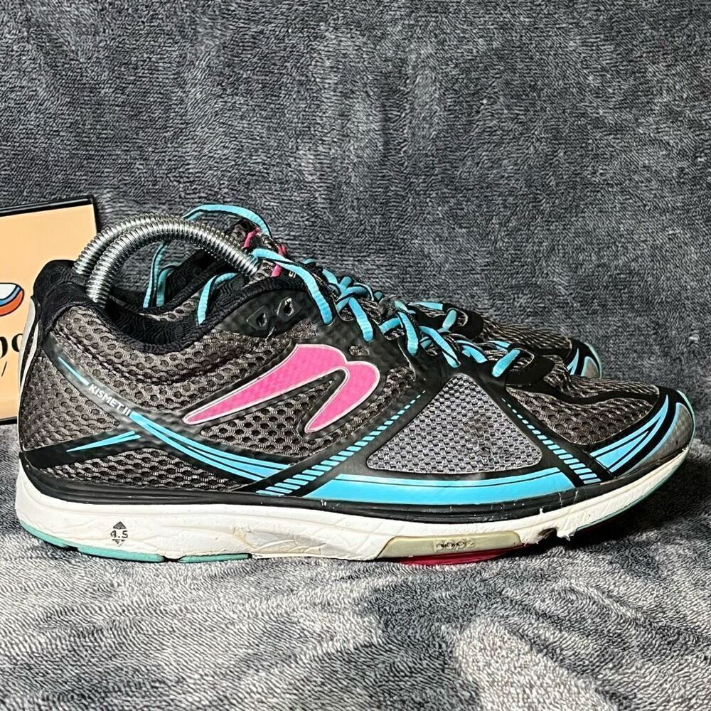 🔴 Newton Kismet 11 Gray Pink Blue Running Shoes Women's 10.5